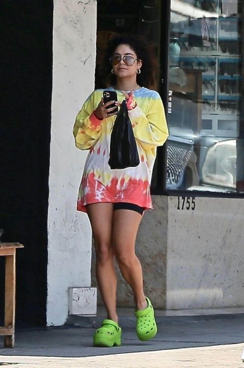 Vanessa Hudgens in Shorts Out in Los Angeles 06/30/2021 1