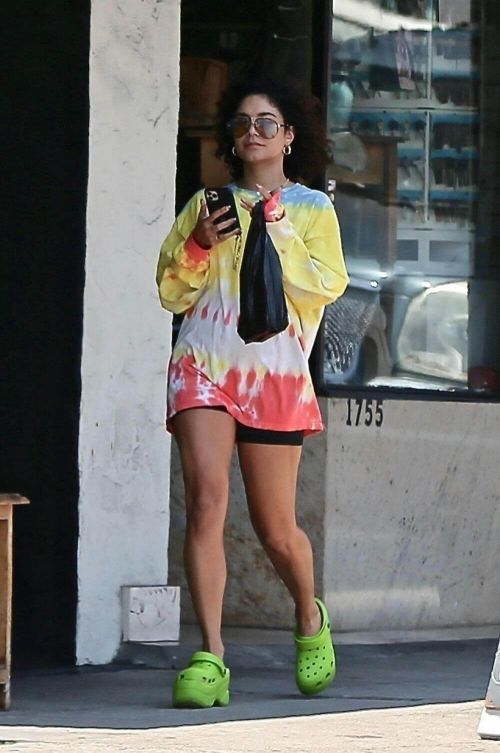 Vanessa Hudgens in Shorts Out in Los Angeles 06/30/2021 5