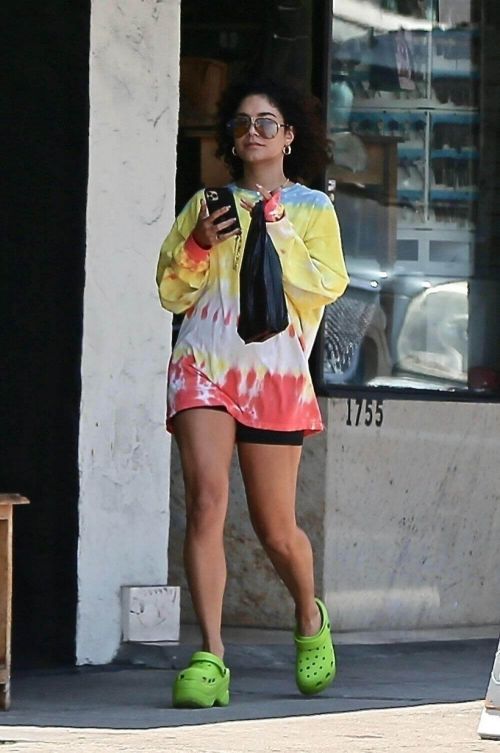 Vanessa Hudgens in Shorts Out in Los Angeles 06/30/2021 3