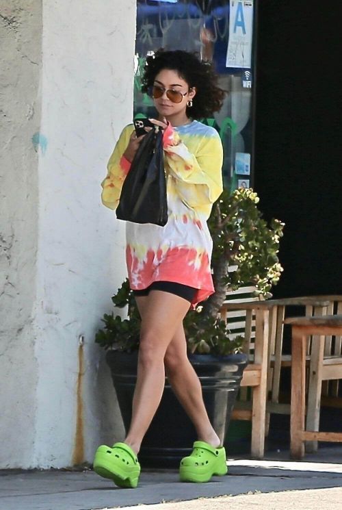 Vanessa Hudgens in Shorts Out in Los Angeles 06/30/2021 3