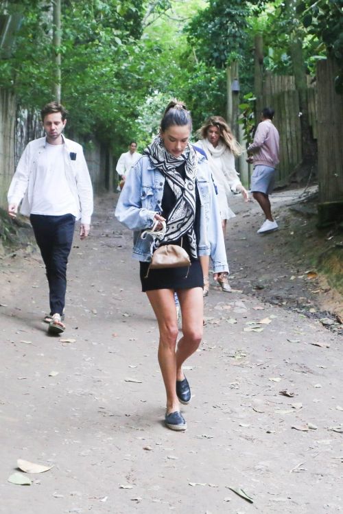 Alessandra Ambrosio Out with Friends in Trancoso 08/02/2021 2