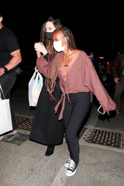 Angelina Jolie Leaves Ziggy Marley Concert at Hollywood Bowl 08/02/2021 2