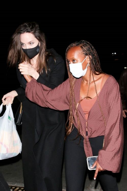 Angelina Jolie Leaves Ziggy Marley Concert at Hollywood Bowl 08/02/2021 3