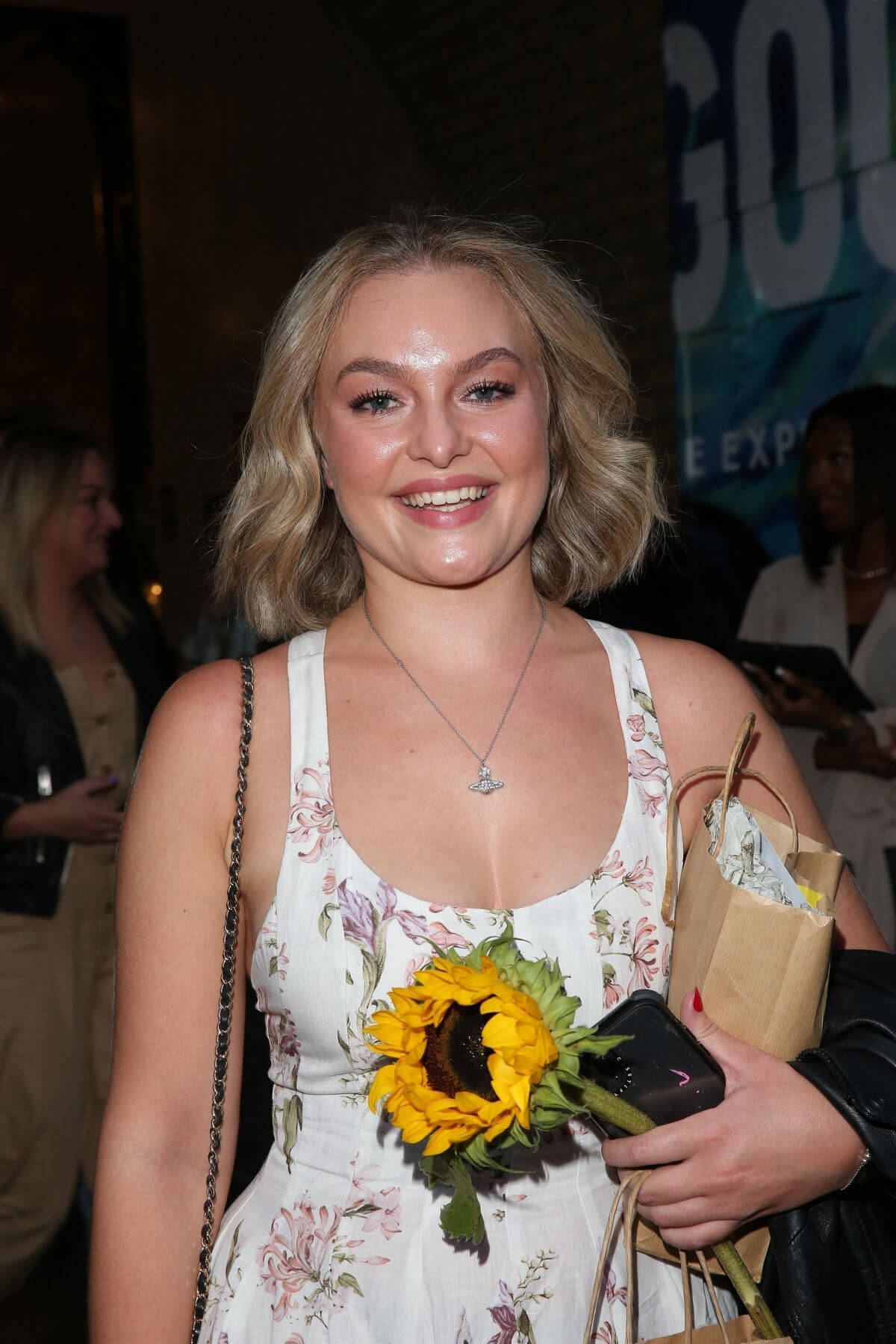 Ciara Charteris arrives Van Gogh Immersive Experience Private View in London 08/03/2021