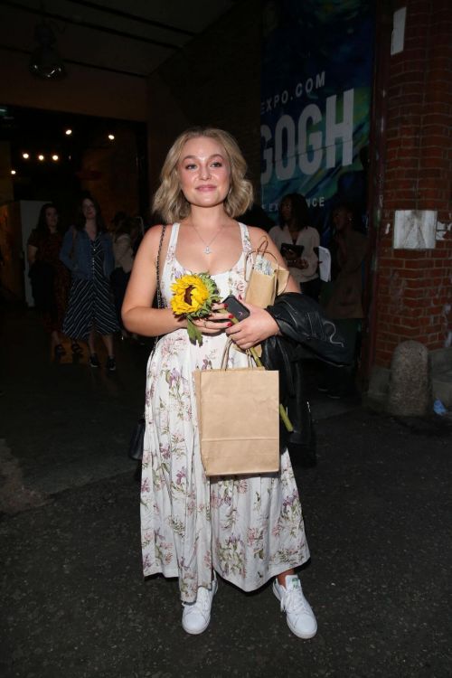 Ciara Charteris arrives Van Gogh Immersive Experience Private View in London 08/03/2021 1