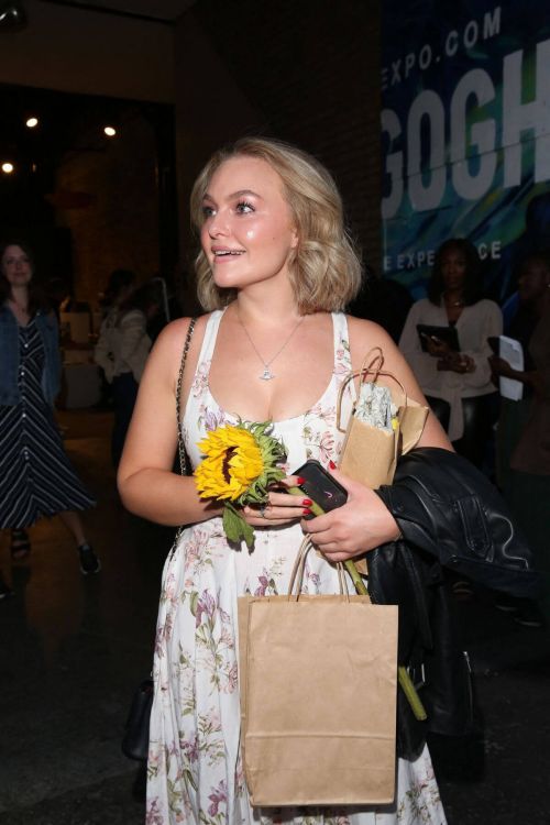 Ciara Charteris arrives Van Gogh Immersive Experience Private View in London 08/03/2021 6