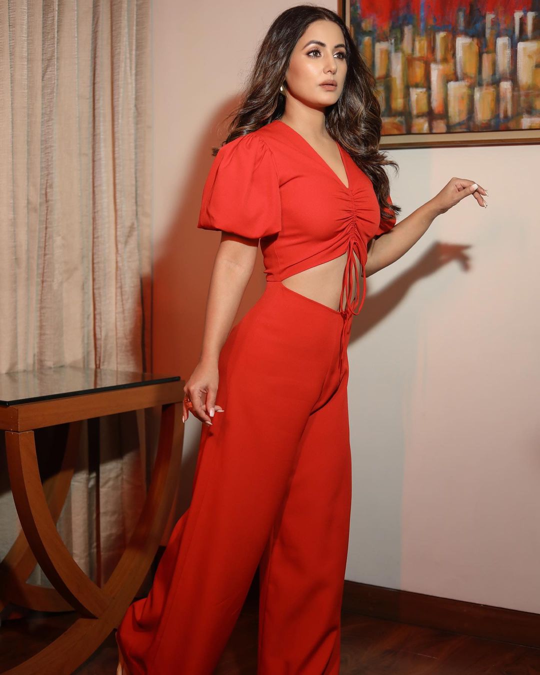 Hina Khan wears Swatee Singh Designer Outfit During Photoshoot 08/02/2021