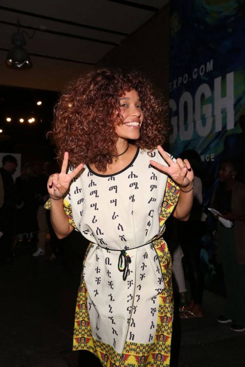 Izzy Bizu attends Van Gogh Immersive Experience Private View in London 08/03/2021 1