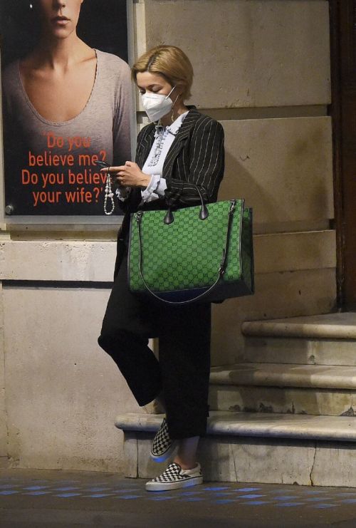 Julia Chan waits Her Vehicle Night Out in London 08/03/2021 2