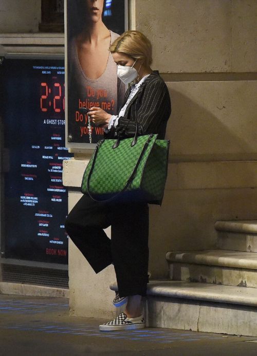 Julia Chan waits Her Vehicle Night Out in London 08/03/2021 3
