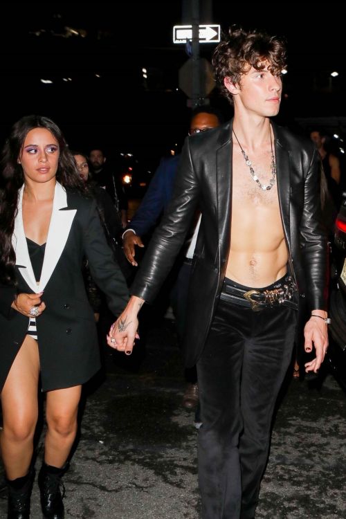 Camila Cabello and Shawn Mendes Arriving at Met Gala Afterparty in New York 09/13/2021 5