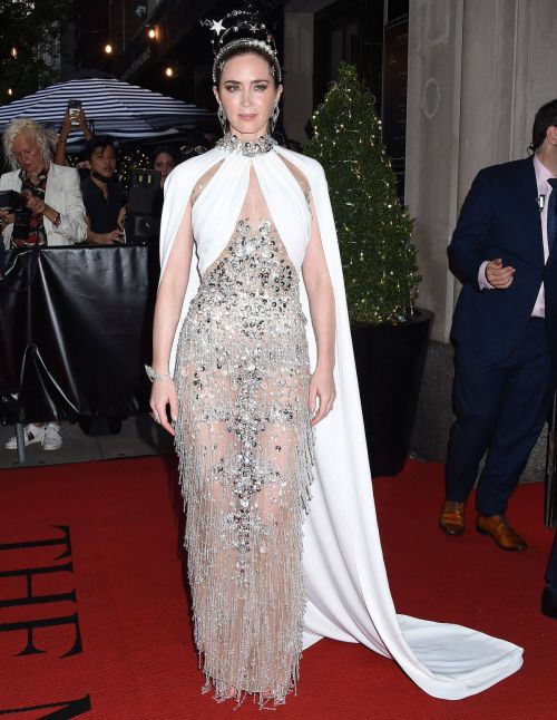 Emily Blunt Heading to 2021 Met Gala in New York 09/13/2021 2