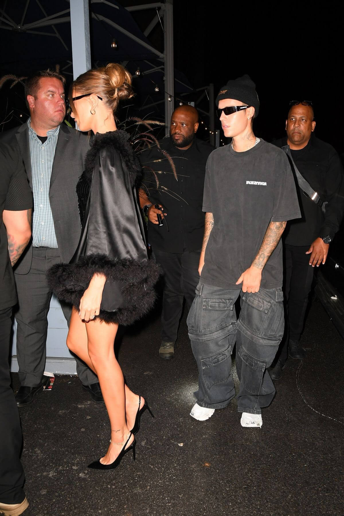 Hailey with Her Husband Justin Bieber Heading to Met Gala After-Party in New York 09/13/2021