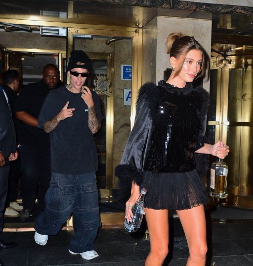 Hailey with Her Husband Justin Bieber Heading to Met Gala After-Party in New York 09/13/2021 5