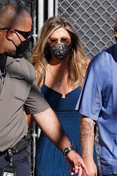 Jennifer Aniston Heading to Jimmy Kimmel Live 09/13/2021 1