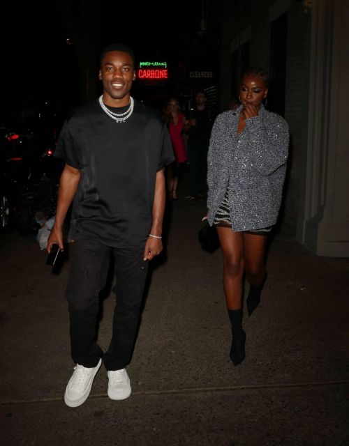 Justine Skye and Giveon Seen at Carbone in New York 09/14/2021 5