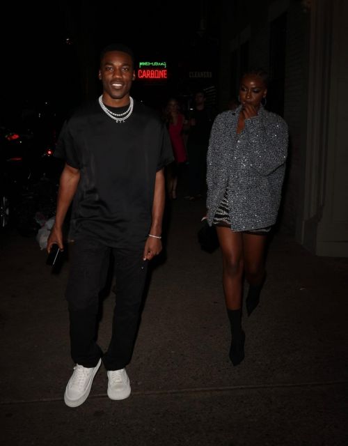 Justine Skye and Giveon Seen at Carbone in New York 09/14/2021 6