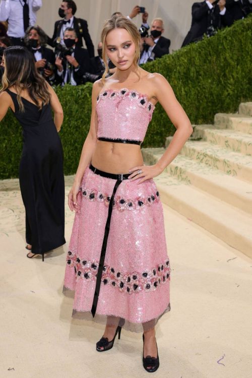 Lily-Rose Depp Attends 2021 Met Gala in New York 09/13/2021 5