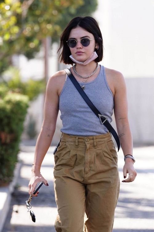 Lucy Hale Heading to a Skincare Clinic in Studio City 09/14/2021 1