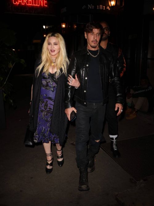 Madonna Leaves Scooter Braun's Private Dinner Party at Carbone 09/14/2021