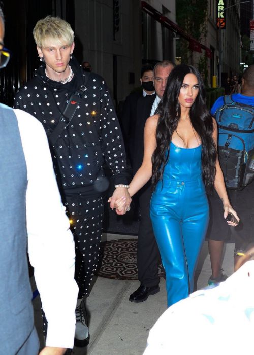 Megan Fox and Machine Gun Kelly Steps Out in New York 09/14/2021 2