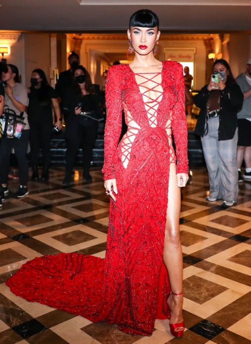 Megan Fox at Dundas x Revolve Met Gala Table Departure in New York 09/13/2021 1