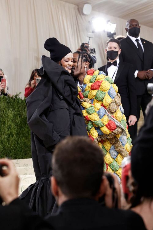 Rihanna and ASAP Rocky Attends 2021 Met Gala in New York 09/13/2021 4