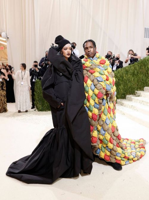 Rihanna and ASAP Rocky Attends 2021 Met Gala in New York 09/13/2021 3