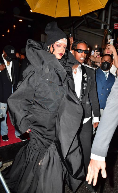 Rihanna and Asap Rocky Heading to Met Gala in New York 09/13/2021 1