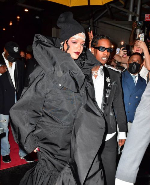 Rihanna and Asap Rocky Heading to Met Gala in New York 09/13/2021 2