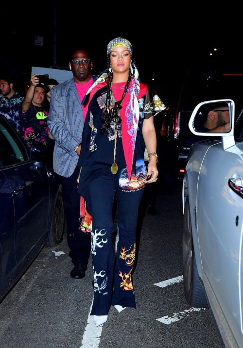Rihanna Leaves Carbone in New York 09/14/2021