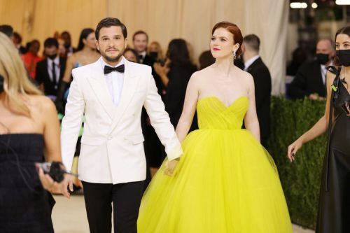 Rose Leslie Attends 2021 Met Gala in New York 09/13/2021 2