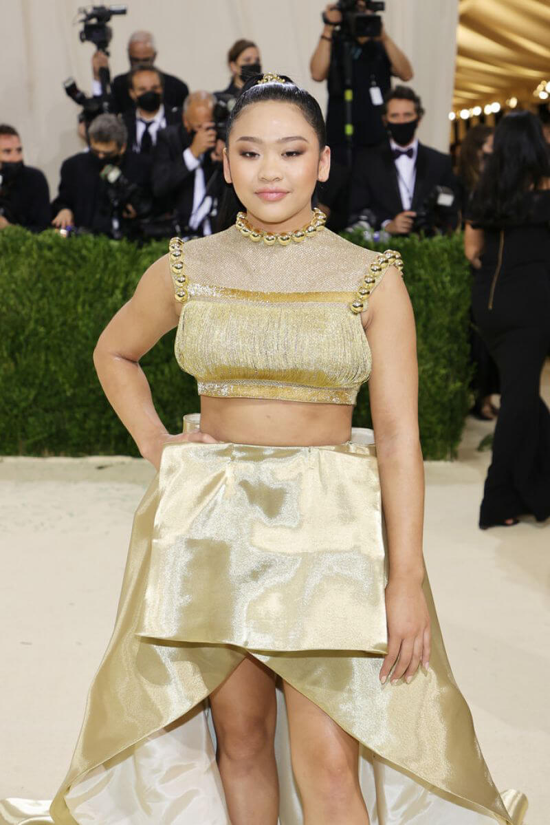 Sunisa Lee Attends 2021 Met Gala in New York 09/13/2021