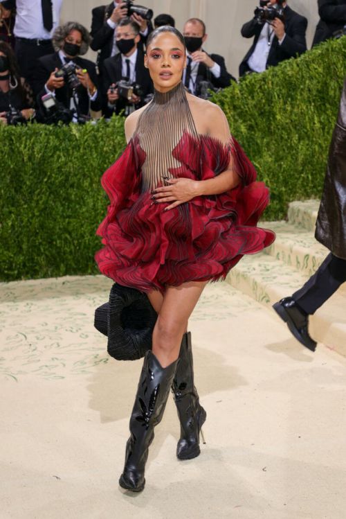 Tessa Thompson Attends 2021 Met Gala in New York 09/13/2021 1