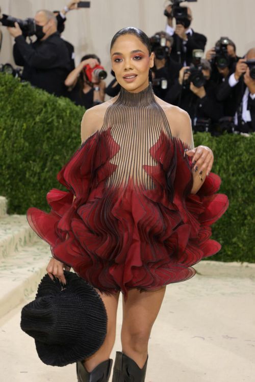 Tessa Thompson Attends 2021 Met Gala in New York 09/13/2021 3