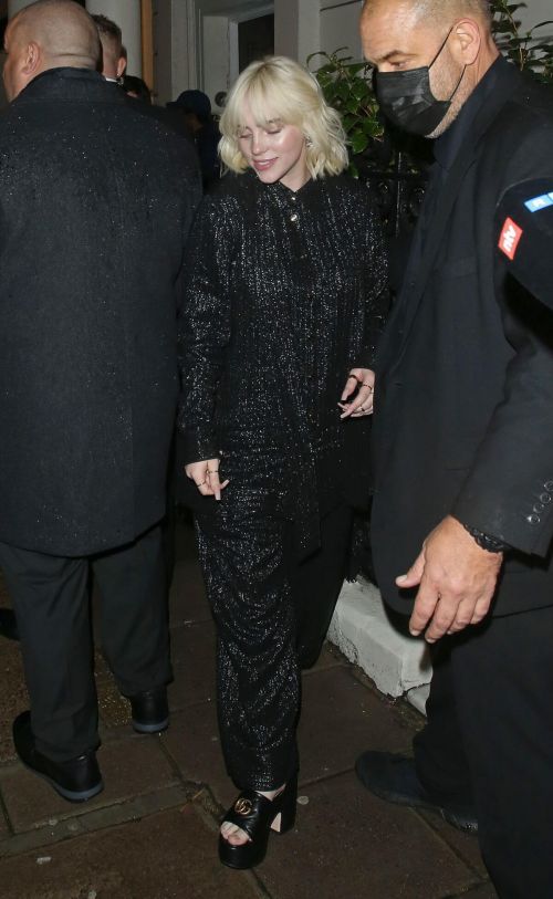 Billie Eilish attends No Time to Die World Premiere at Royal Albert Hall in London 09/28/2021 2