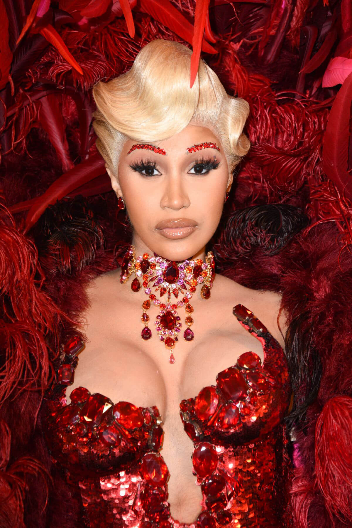 Cardi B at Thierry Mugler: Couturissime Exhibition Opening Ceremony in Paris 09/28/2021 4