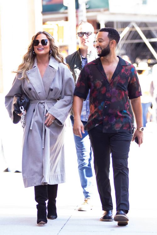 Chrissy Teigen and John Legend Day Out in New York 09/27/2021 4