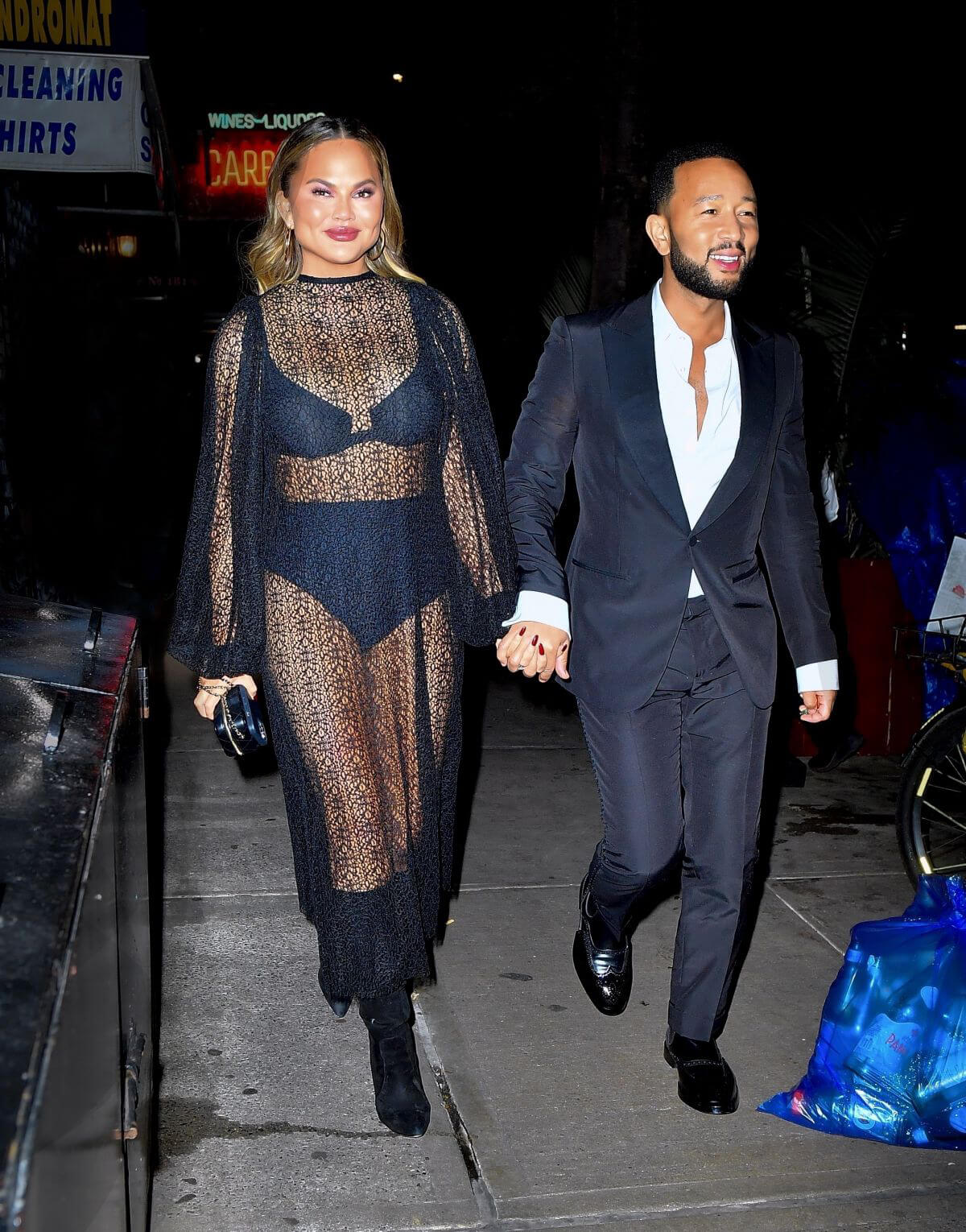 Chrissy Teigen and John Legend Night Out for Dinner in New York 09/26/2021