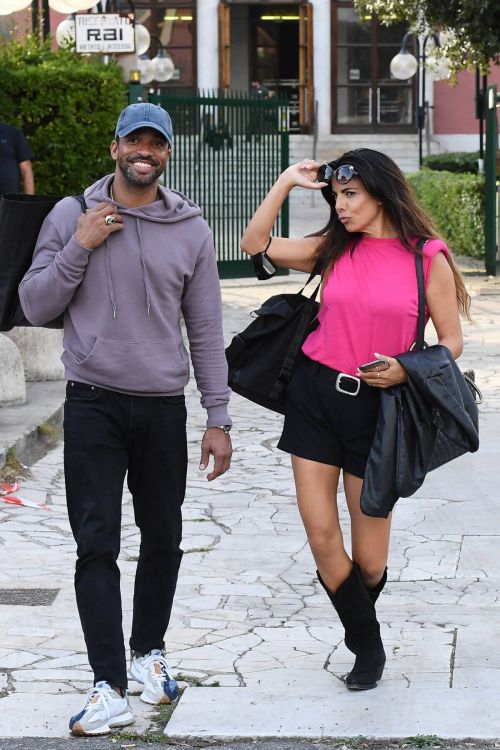 Daniela Miglietta Arrives at Dancing With The Stars Rehersal in Rome 09/27/2021 1