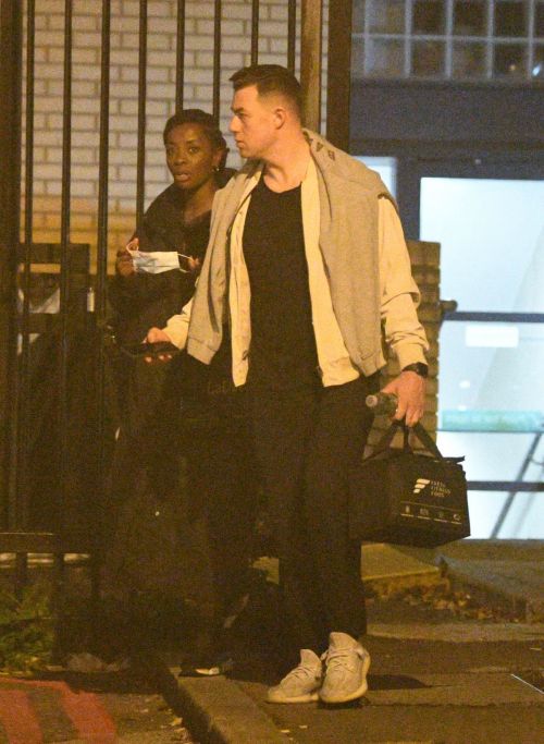 AJ Odudu Leaves Rehearsal Studio in London 11/02/2021