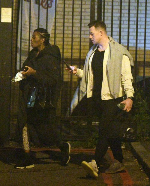 AJ Odudu Leaves Rehearsal Studio in London 11/02/2021 1