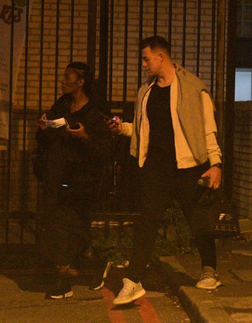 AJ Odudu Leaves Rehearsal Studio in London 11/02/2021 2