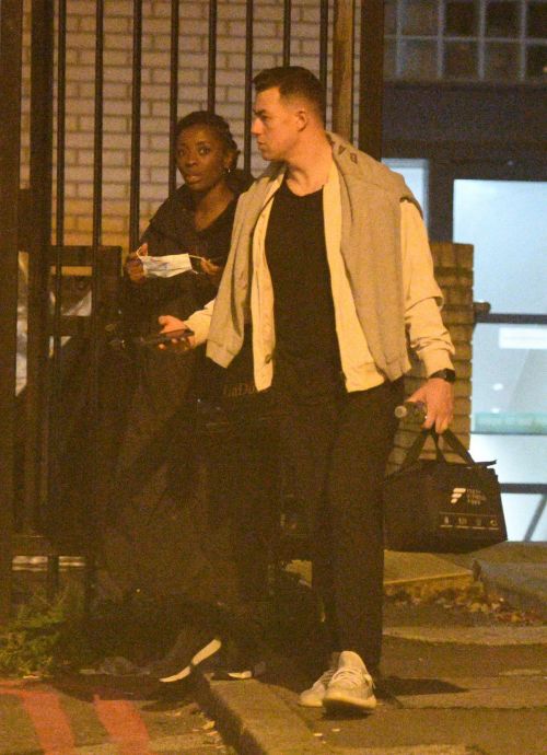 AJ Odudu Leaves Rehearsal Studio in London 11/02/2021 5