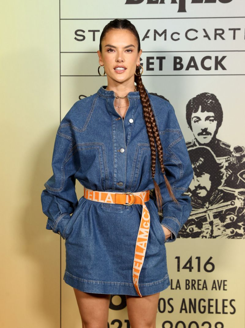 Alessandra Ambrosio at Stella McCartney x The Beatles: Get Back Collection Launch in Los Angeles 11/18/2021