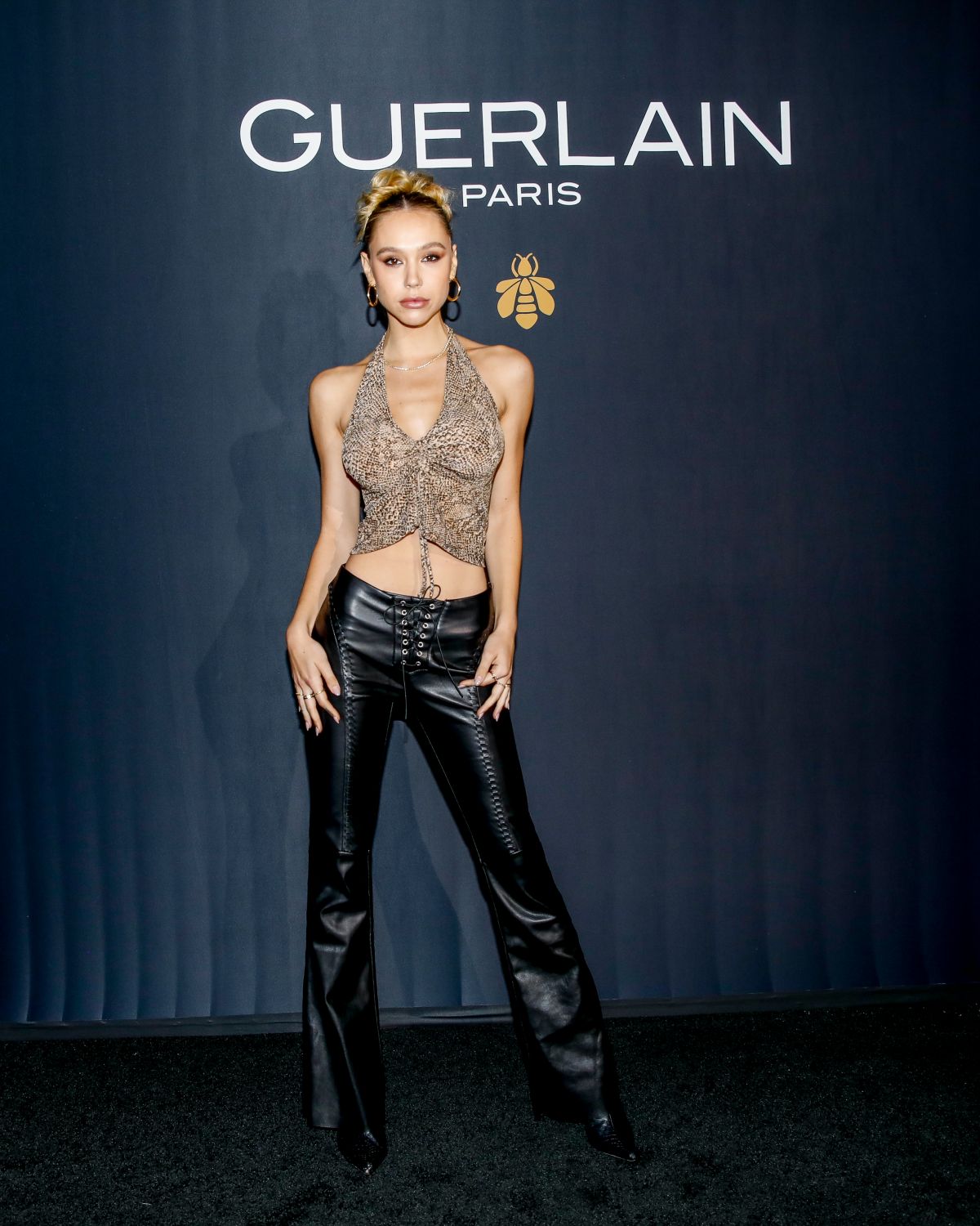 Alexis Ren at Guerlain x Webster Celebrate L'Art & La Matiere Collection in Culver City 11/17/2021