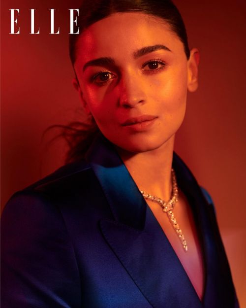 Alia Bhatt Cover Photoshoot in Elle Magazine, October 2021 Issue