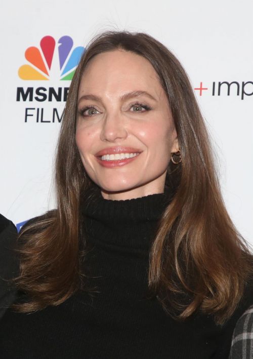 Angelina Jolie at Paper & Glue LA Premiere Screening in Los Angeles 11/18/2021 2