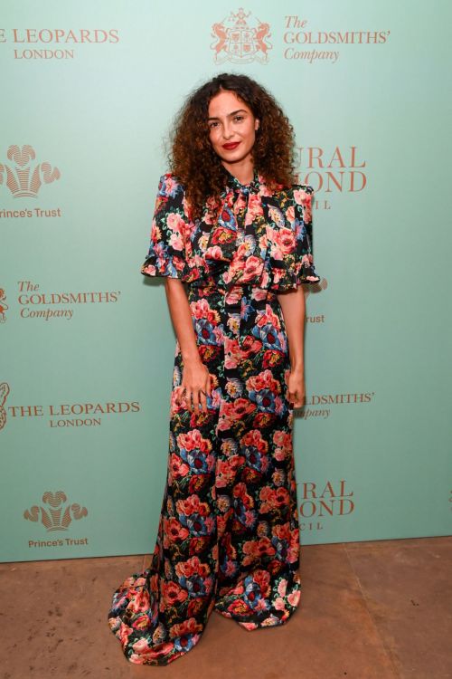 Anna Shaffer seen in Floral Dress at Leopard Awards in London 11/02/2021