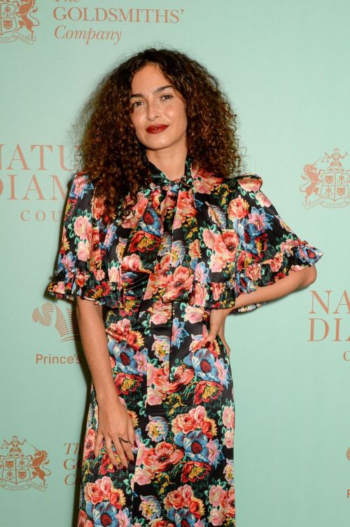 Anna Shaffer seen in Floral Dress at Leopard Awards in London 11/02/2021 2